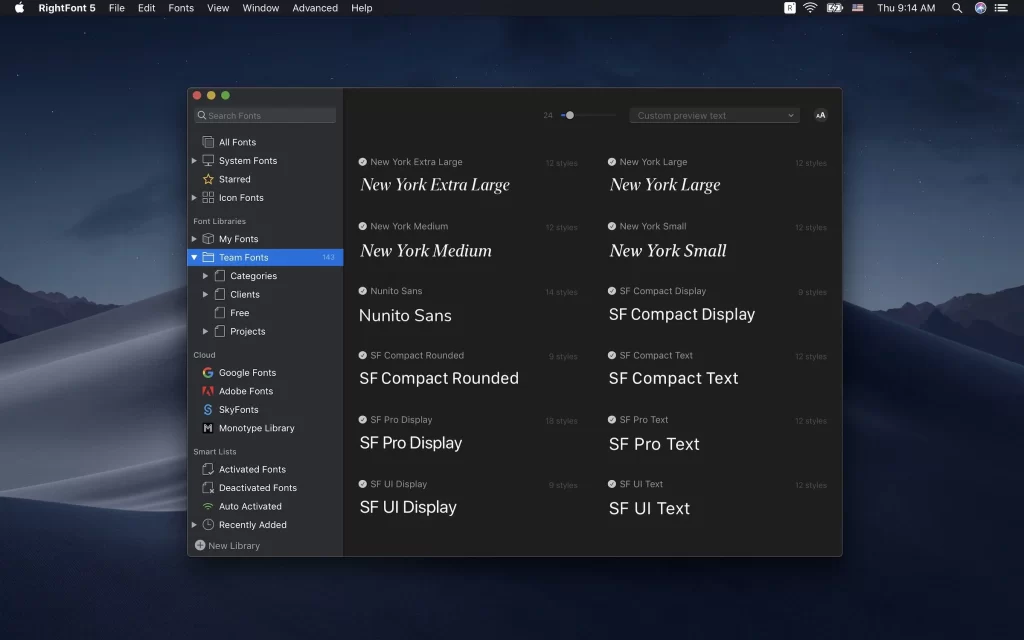 RightFont 2022 for Mac Free Download