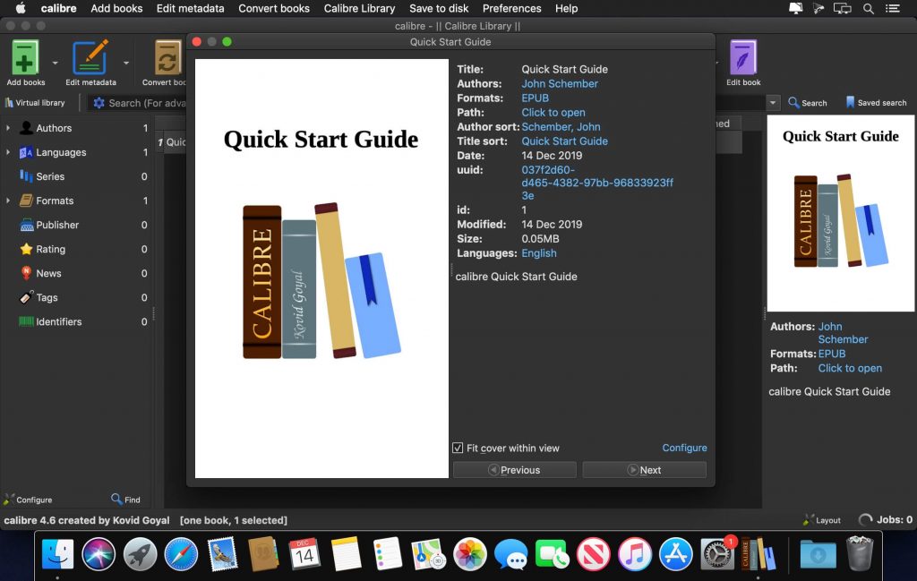 Calibre 7.1 for macOS Free Download