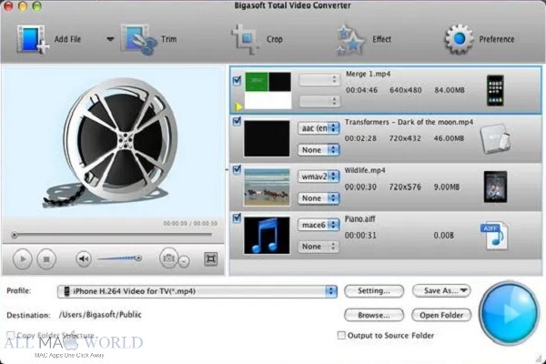Bigasoft WTV Converter 2023 for Mac Free Download