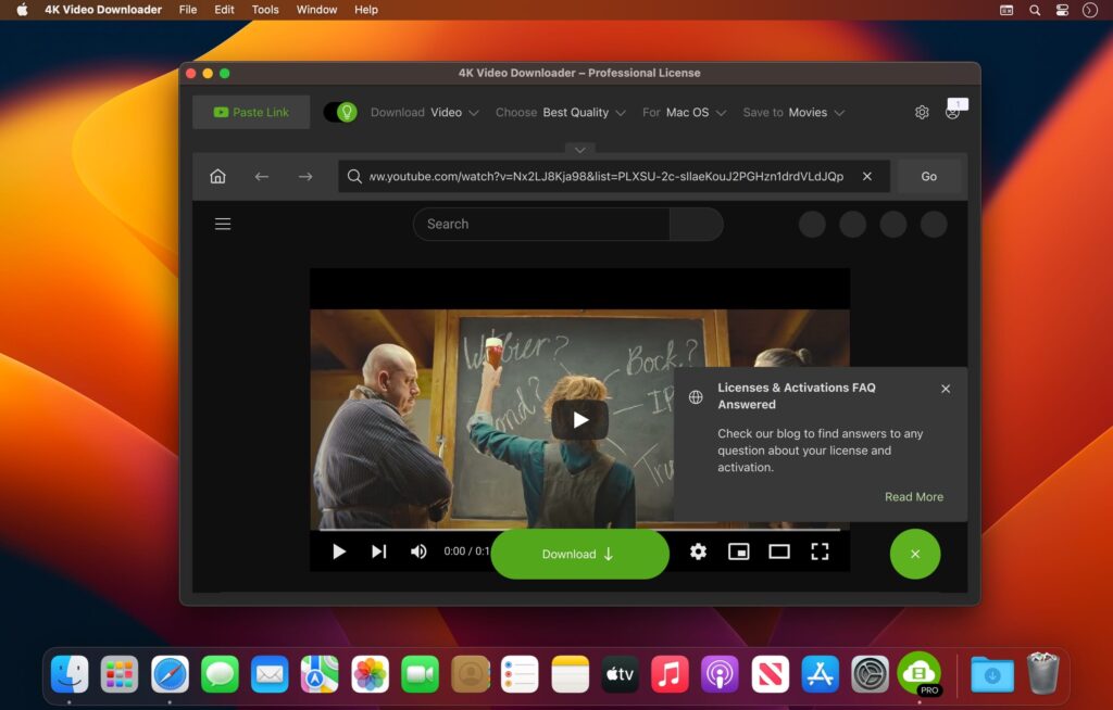 4K Video Downloader Plus Pro for macOS Free Download